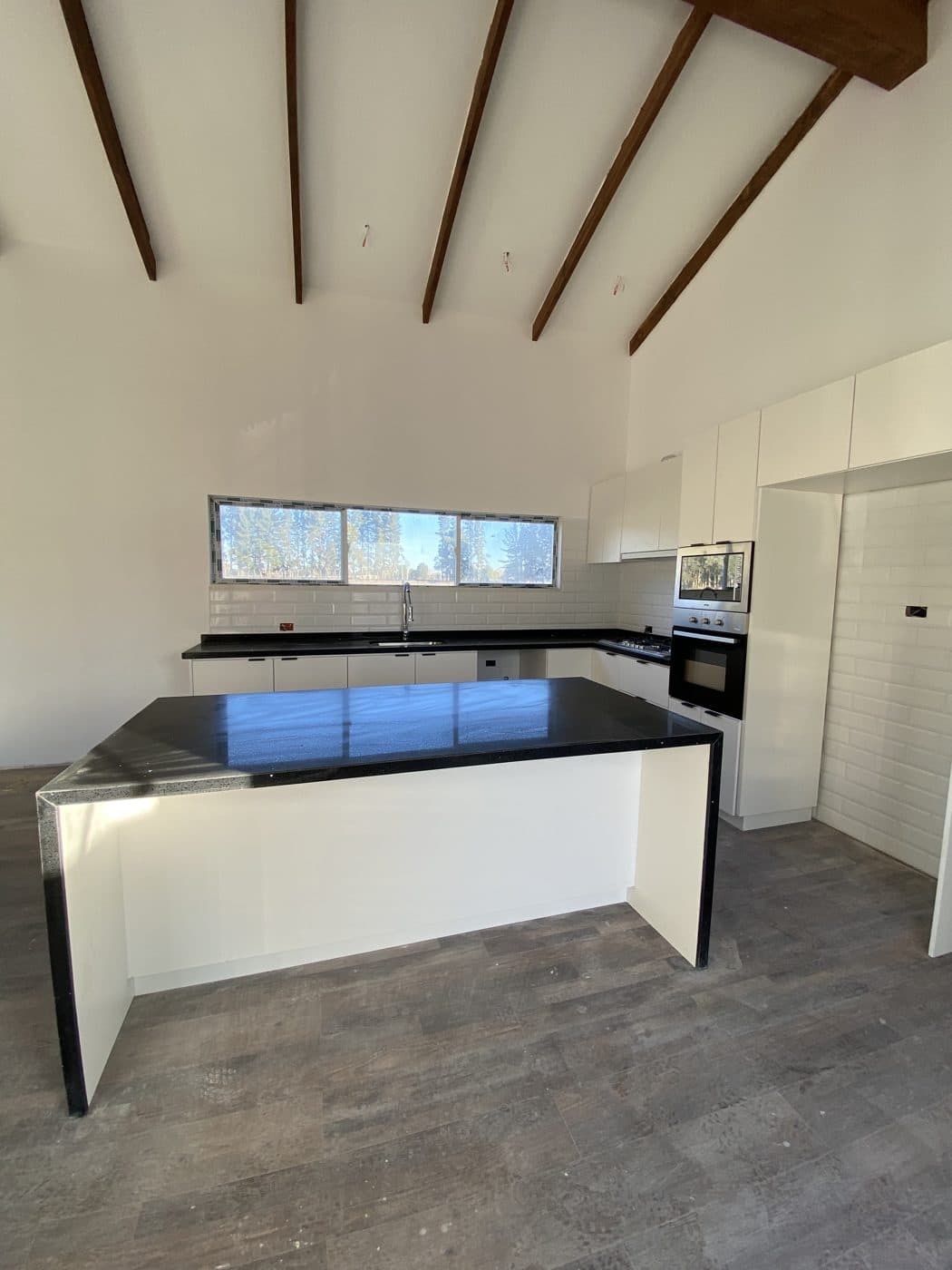 Cocina con isla central